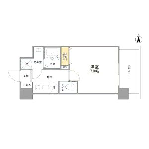 BPRレジデンス福島の間取り図