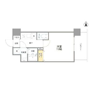 BPRレジデンス福島の間取り図