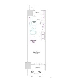 コンフォリア・リヴ北久宝寺Qの間取り図