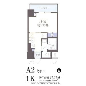 GRAND VILLASSE 福島の間取り図