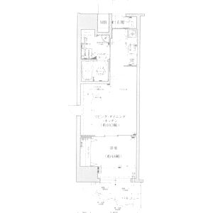 エステムコート難波EASTレオルガの間取り図