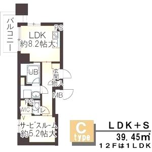 インテリジェンス御堂の間取り図