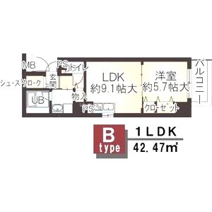 インテリジェンス御堂の間取り図
