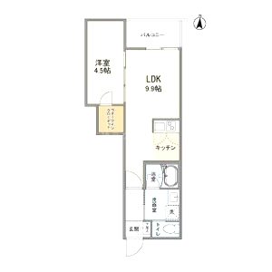 ウェルスクエア西宮北口の間取り図