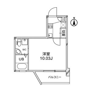 URBAN FLATS江坂の間取り図