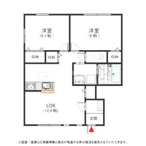 ボナール藤原台の間取り図