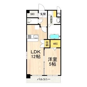 スプランディッド新大阪EASTの間取り図