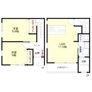 エターナルシー泉台の間取り図