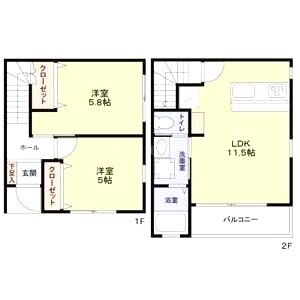 エターナルシー泉台の間取り図