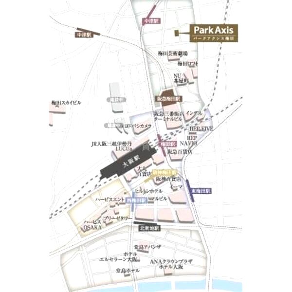 パークアクシス梅田の外観3枚目