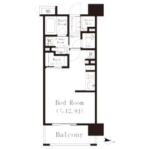 パークアクシス梅田の間取り図