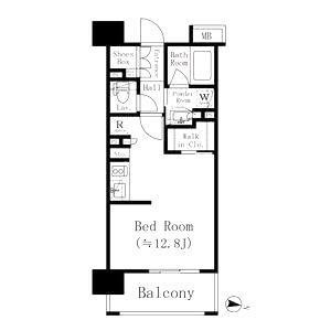 パークアクシス梅田の間取り図