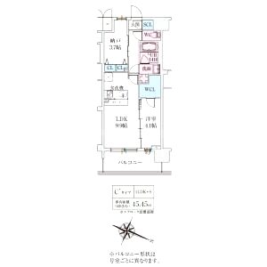 スプランディッド梅田グランノースの間取り図