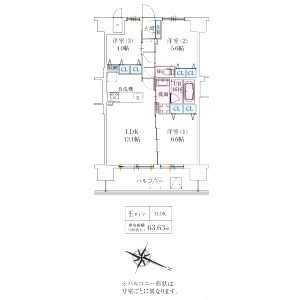 スプランディッド梅田グランノースの間取り図