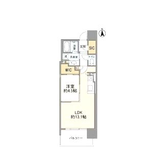 OPUS RESIDENCE SHINSAIBASHI SOUTHの間取り図