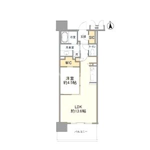 OPUS RESIDENCE SHINSAIBASHI SOUTHの間取り図