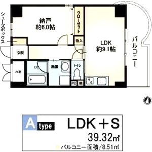 モンテルーチェ甲南の間取り図