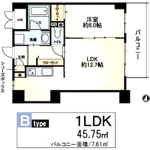 モンテルーチェ甲南の間取り図