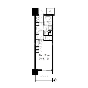 パークアクシス本町の間取り図