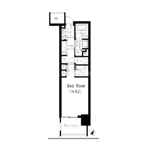 パークアクシス本町の間取り図