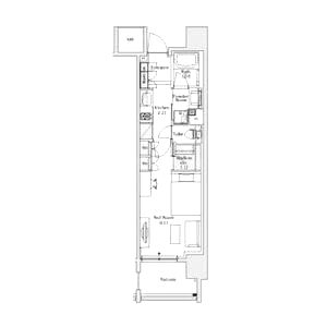 パークアクシス本町の間取り図