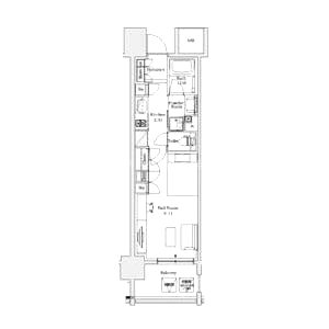 パークアクシス本町の間取り図