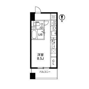 アーバンフラッツ瓦町の間取り図