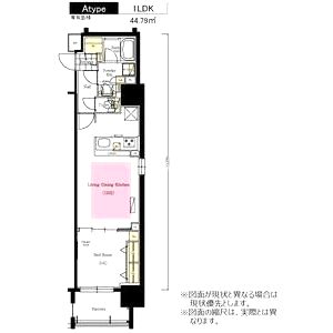 アーバネックス心斎橋IIの間取り図
