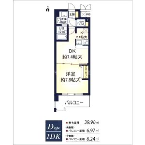 ア・ミュゼ新大阪の間取り図