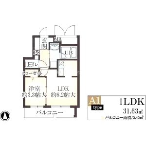 PINO甲東園の間取り図
