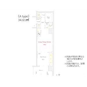 アーバネックス江坂広芝の間取り図
