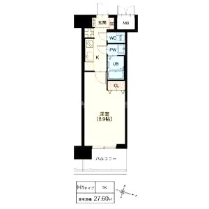 スプランディッド京橋EASTの間取り図