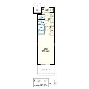 スプランディッド京橋EASTの間取り図