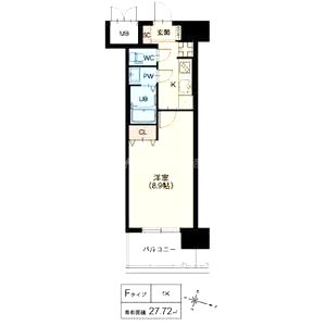 スプランディッド京橋EASTの間取り図