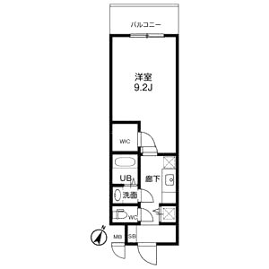 アーデンタワー靭公園の間取り図