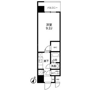 アーデンタワー靭公園の間取り図