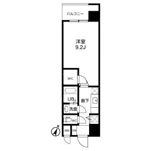 アーデンタワー靭公園の間取り図