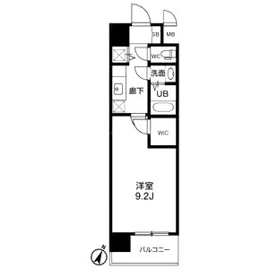 アーデンタワー靭公園の間取り図