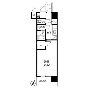 アーデンタワー靭公園の間取り図