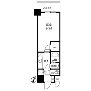 アーデンタワー靭公園の間取り図