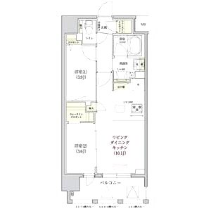 アーバネックス大阪天満宮IIの間取り図