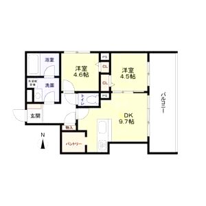 ブライトガーデンの間取り図
