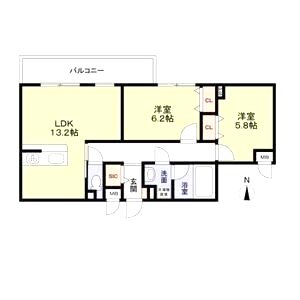 ブライトガーデンの間取り図