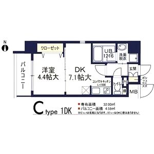 ソラージュ茨木の間取り図