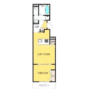 カーサカルドの間取り図