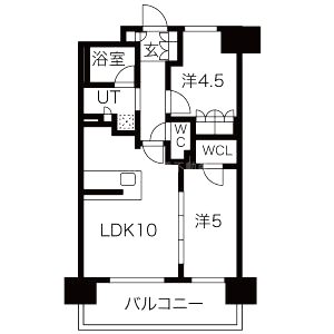 SK RESIDENCES SHINSAIBASHI (旧 SK RESIDENCES)の間取り図