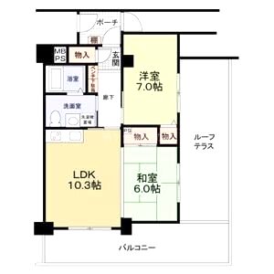 ロハス江坂の間取り図