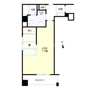 ロハス江坂の間取り図