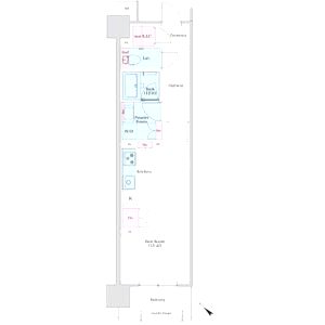 パークナードフィット津雲台の間取り図