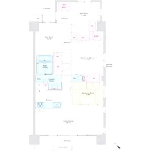 パークナードフィット津雲台の間取り図